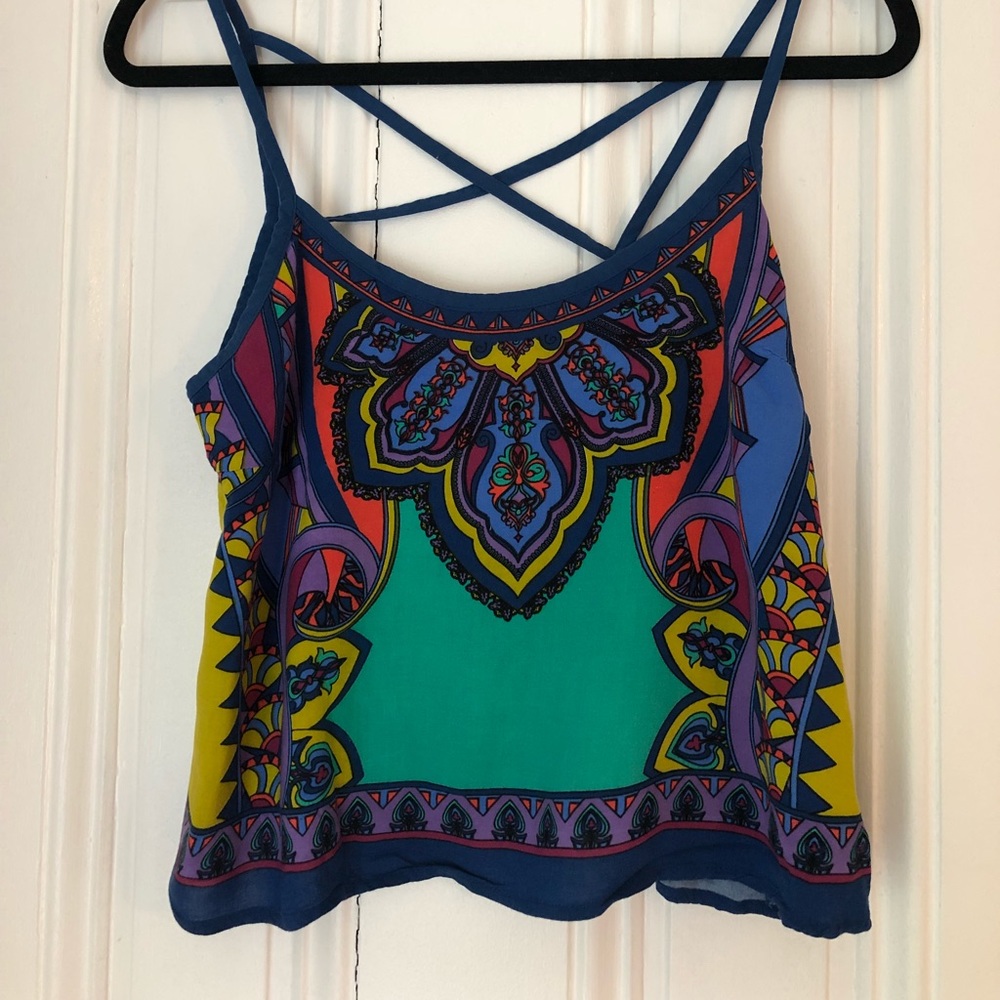 Nordstrom Brand Boho Crop Top